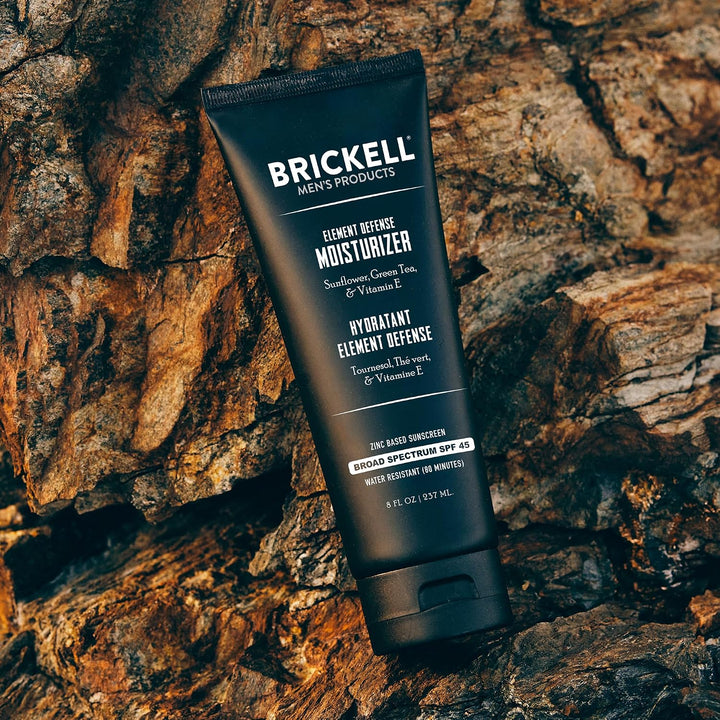 Brickell Element Defense SPF45 - Hidratante para hombre, protector...