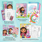 Gabby's Dollhouse - Juego de 4 libros para colorear