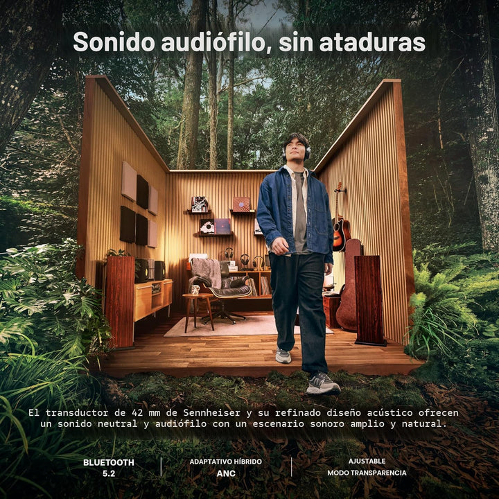 Sennheiser HDB 630 Auriculares inalámbricos sobre la oreja - Sonido...