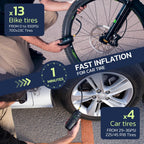 Woowind LP1 Compresor de aire portátil para bicicleta, inflador de...