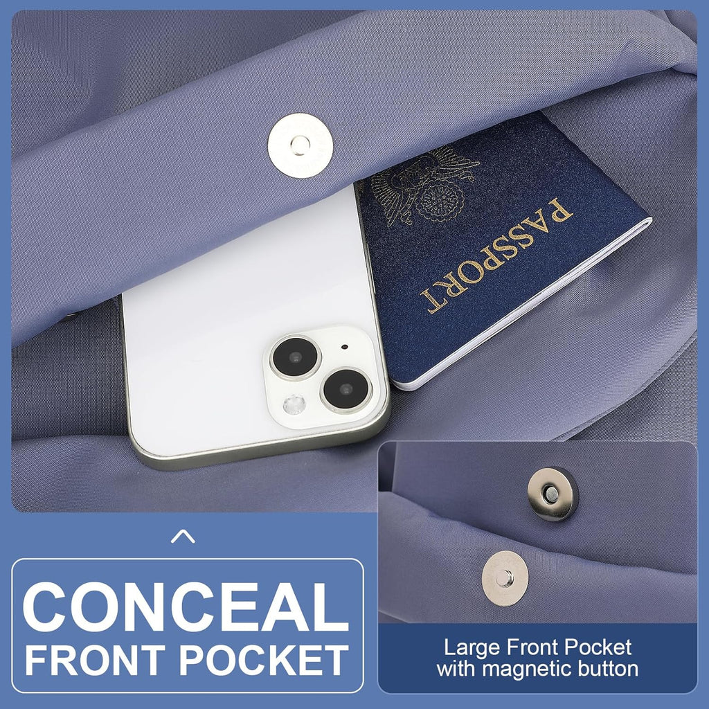 NEOREAL Mochila de viaje para laptop para hombres y mujeres, se adapta, Azul