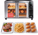 Gourmia Horno tostador - Capacidad de 6 rebanadas, pantalla digital, acero
