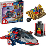 LEGO Marvel Captain America vs Thanos - Juego de juguete
