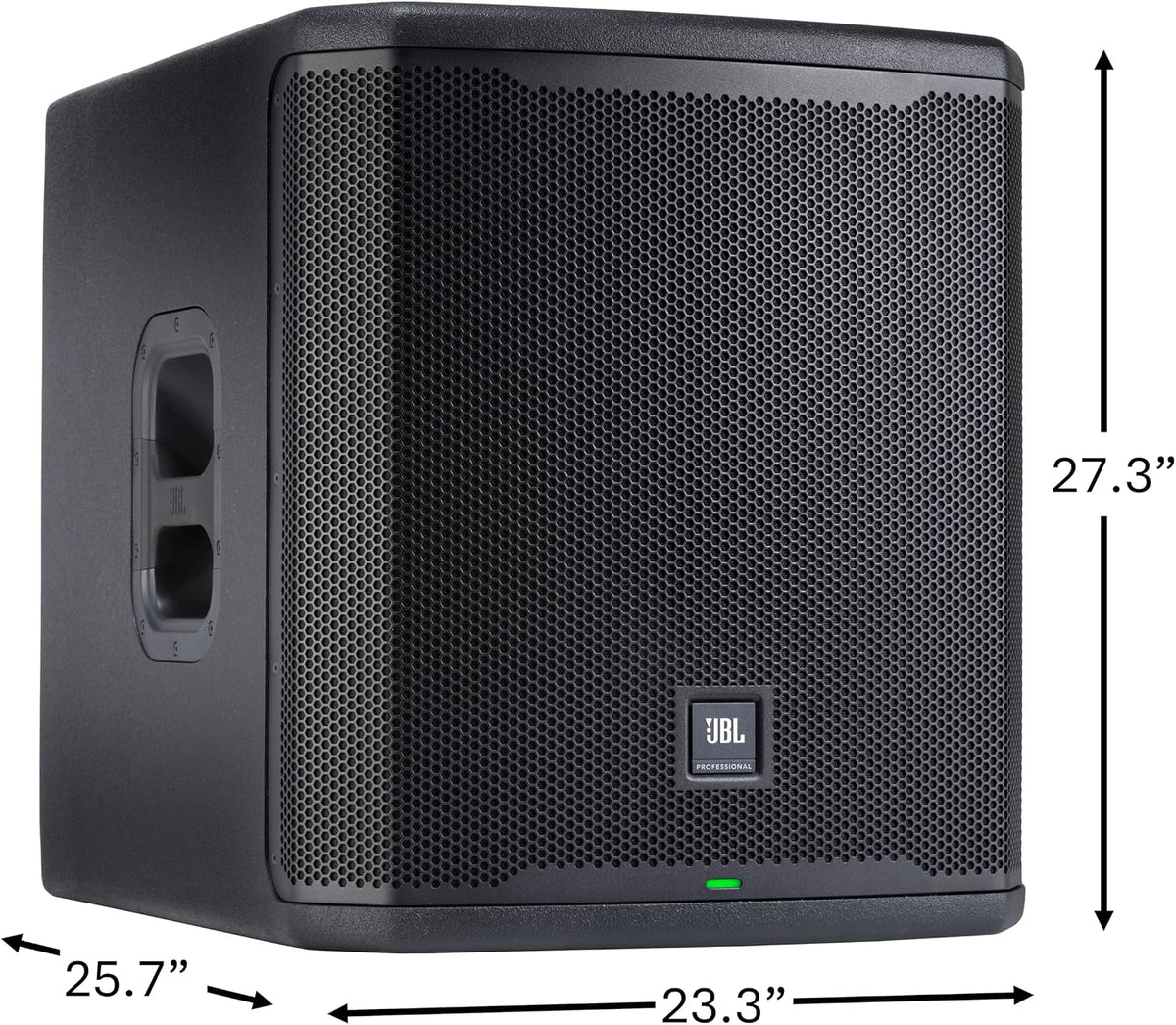 JBL Professional PRX915XLF Subwoofer Profesional Amplificado de 15 pulgadas, PA portátil, 2000 vatios, DSP, ecualizador paramétrico, Bluetooth de baja energía (BLE) y control por APP, negro