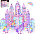 GobiDex Juego de construcción de 100 piezas de azulejos magnéticos de