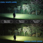 WUBEN E7 1800 Lm Hight Lumen Mini linterna con imán