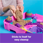 Kinetic Sand Juego de palacio de sirena, juguetes sensoriales de arena