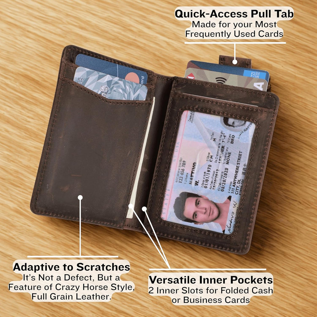 SparkMark Cartera delgada con bloqueo RFID para hombres | Cartera d...
