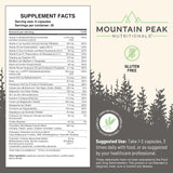 Mountain Peak Nutritionals Multivitamínico ultra alto para hombres...