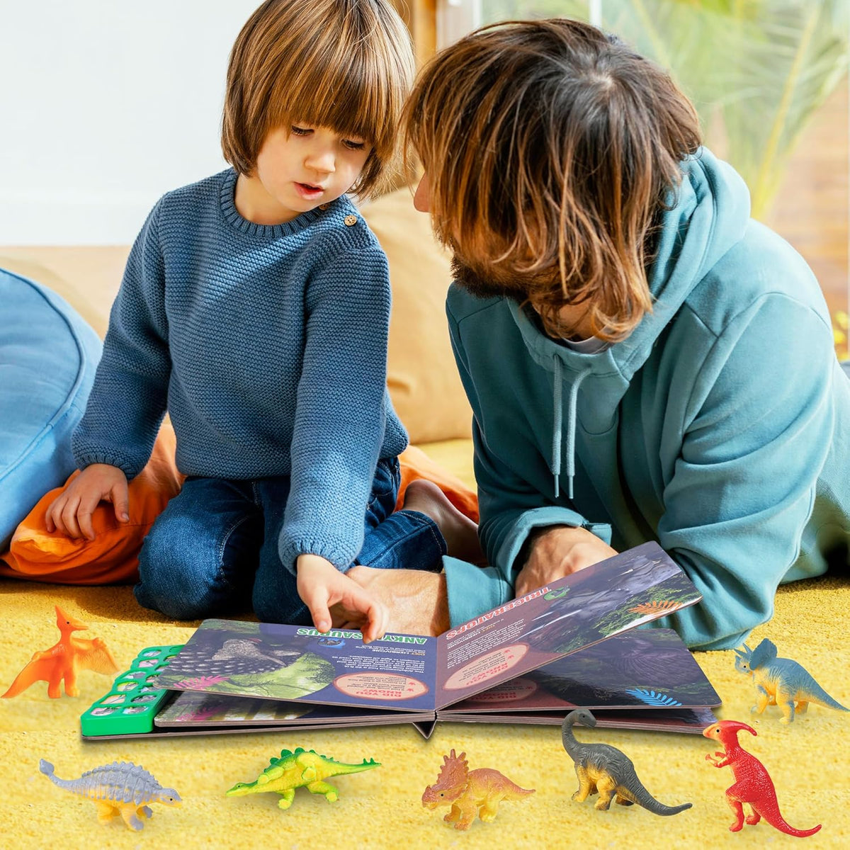 Juguetes de dinosaurio libro de sonido de dinosaurio con
