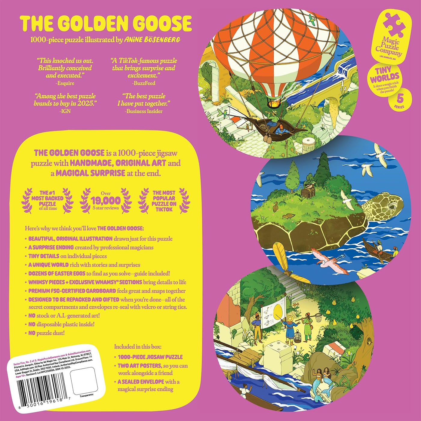 The Golden Goose - Rompecabezas de 1000 piezas de The