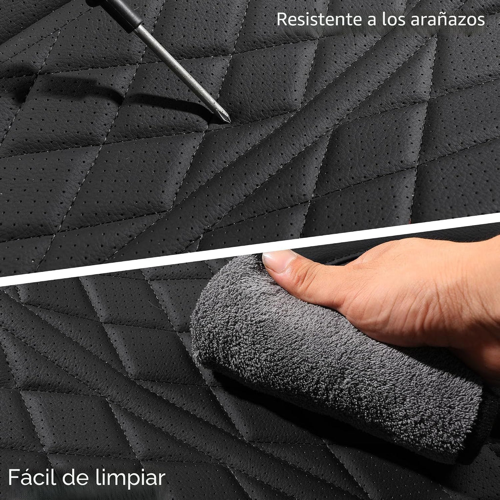 Funda de asiento de automóvil ajuste personalizado para Dodge Ram 1500 2500 3500 2002-2026 juego de fundas de asiento de piel sintética compatible con cojines de cabina regular Crew Quad para