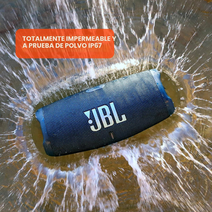 JBL CHARGE 5 - Altavoz Bluetooth portátil con IP67 impermeable y ca...