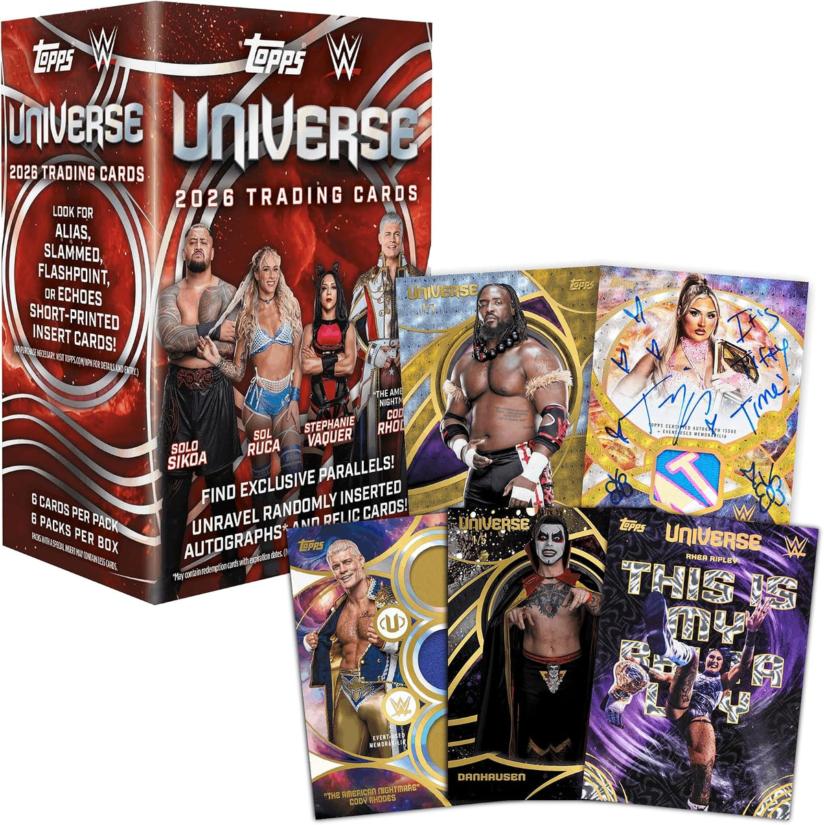 Topps Universe WWE 2026 - Sellado de fábrica - Caja de valor