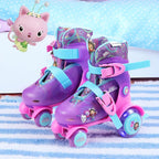 Patines de Entrenamiento para Niños, Ruedas LED que Encienden, Ajustables