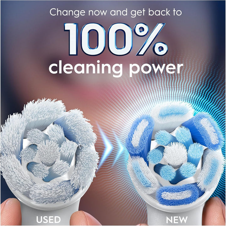 Oral-B Ultimate Clean - Juego de 8 cepillos de repuesto de color bl...