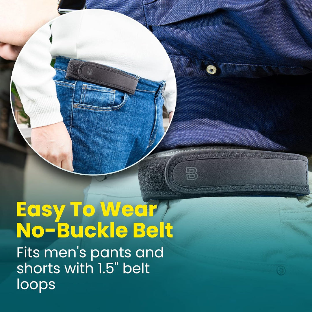 BeltBro Pro para hombres \u2013 Cinturón elástico sin hebilla BeltP...