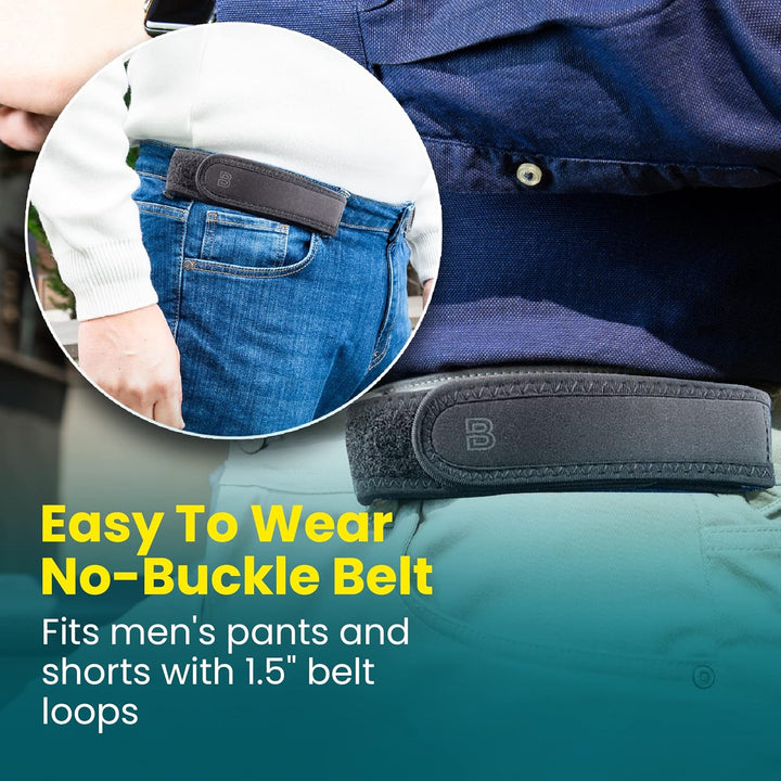 BeltBro Pro para Hombre y Mujer Cinturón Elástico Sin Hebilla Invis...