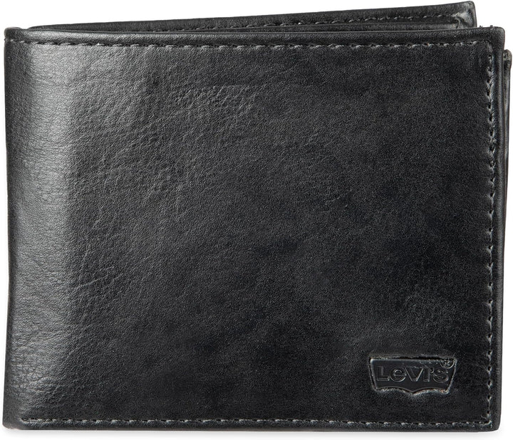 Levi's Cartera delgada para hombre con capacidad extra y bloque...