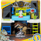 Fisher-Price Imaginext Jurassic World Juguetes de Dinosaurios Scan & Glow Conjunto de Juego de Dinosaurios con Luces y Sonidos para Niños de 3+ Años