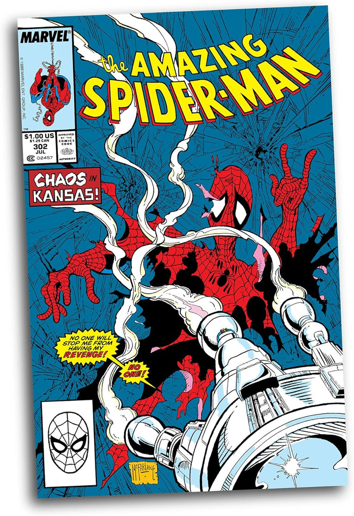 McFarlane Toys - Figura posada de Spider-Man de Marvel a escala 1\/...