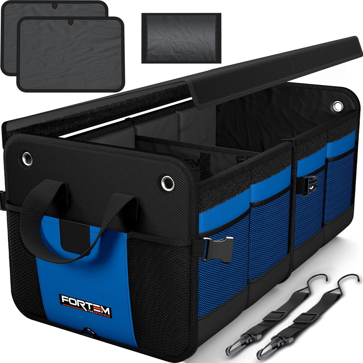 FORTEM Organizador de maletero, organizador plegable para automóvil y bolsa