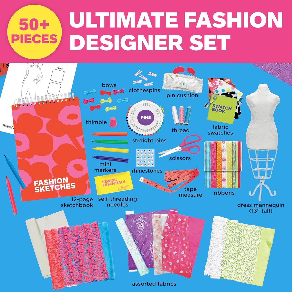 Juego de diseño de moda para niños Diseñado por ti mismo, de Creativity for kids