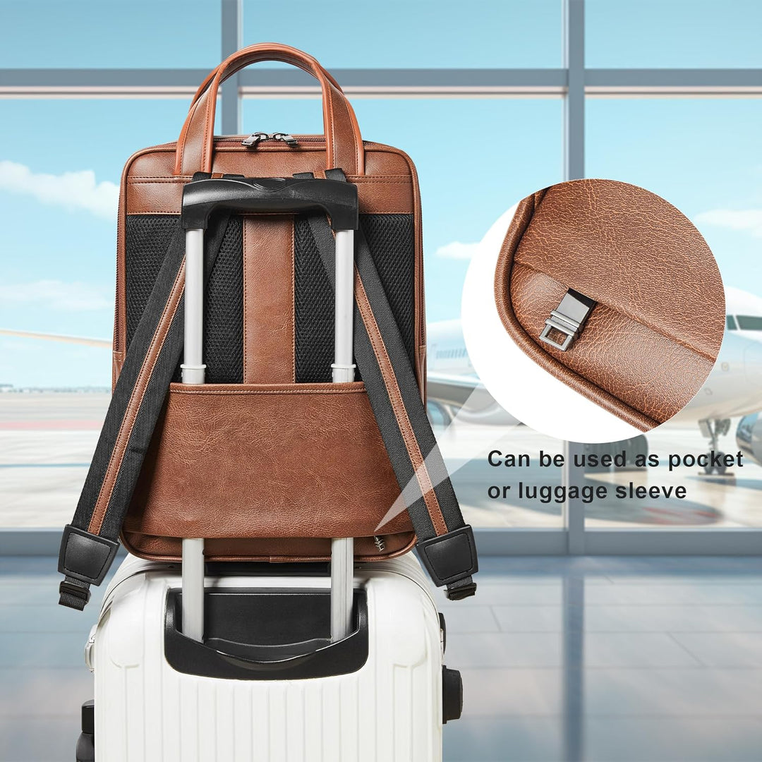 Shrrie Mochila para laptop de 15.6 pulgadas, mochila de trabajo de...