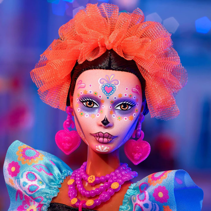 Muñeca Barbie Signature, colección de 2024 Día de Muertos en vestid...
