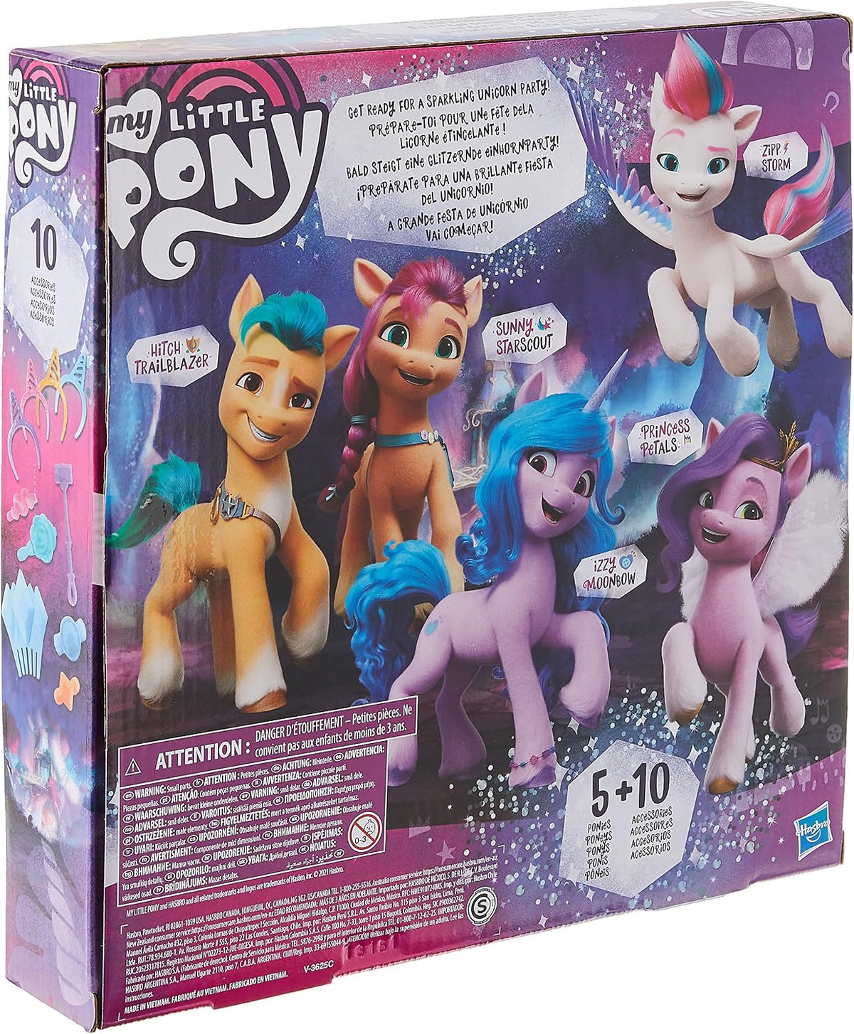 My Little Pony: Una colección de celebración de fiesta de unicornio de película de nueva generación