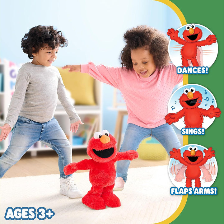 Barrio Sésamo Elmo Deslizador Cantante y Bailarín - Peluche de 14 p...