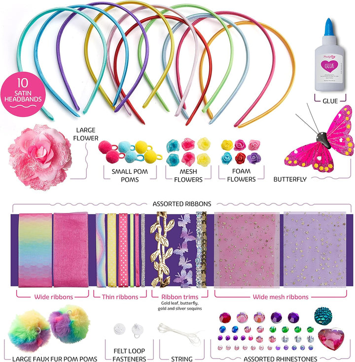 Pretty Me Kit de fabricación de diademas para niñas regalo