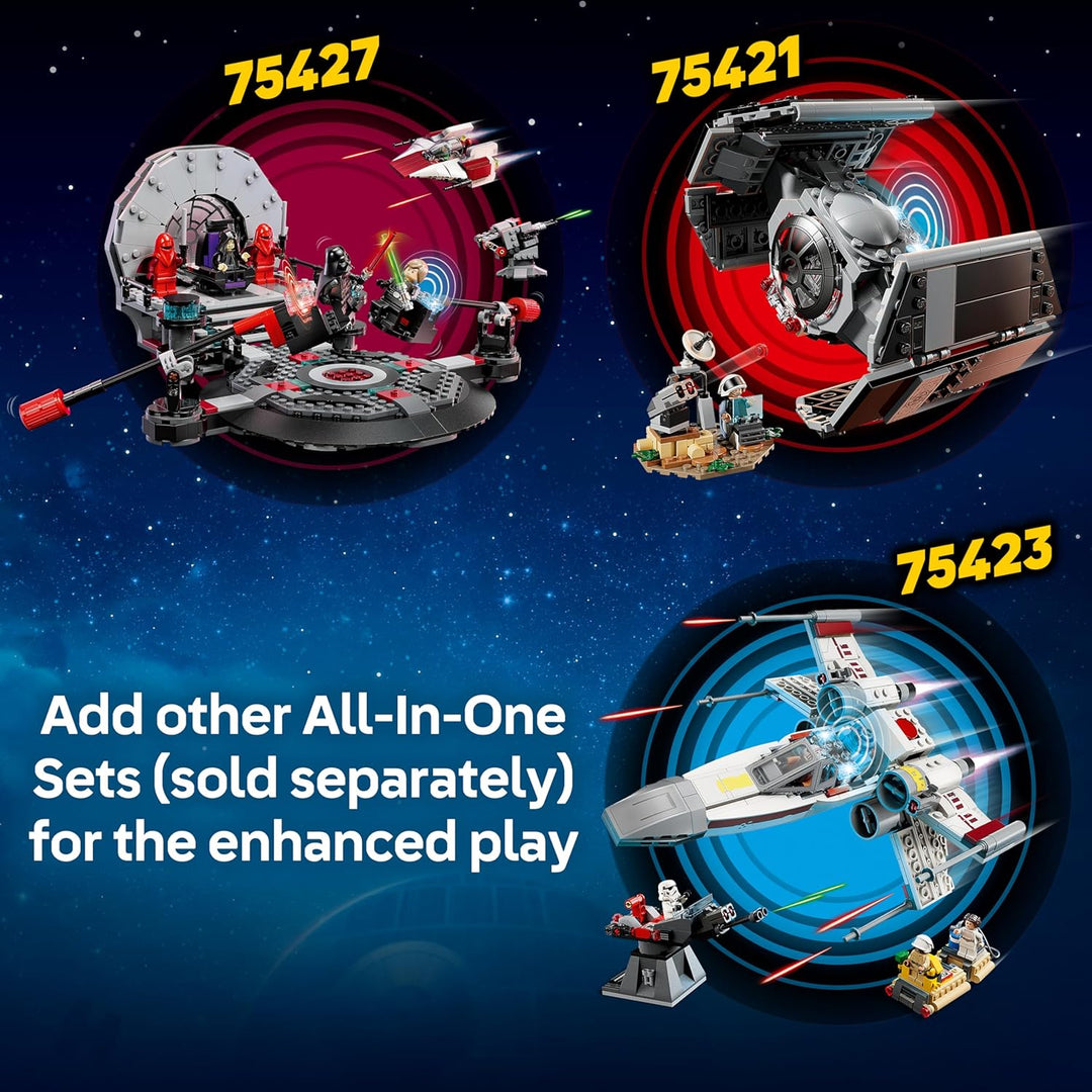 LEGO Star Wars SMART Play: Darth Vader TIE Fighter - Juguete intera...