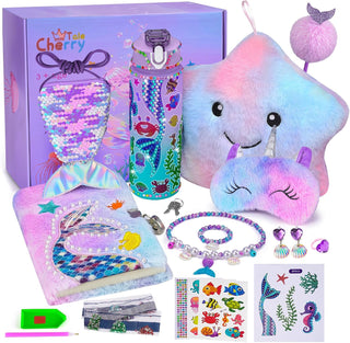 Cherry Tale Regalos de sirena para niñas de 6 a 8 años, regalos de...