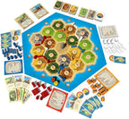 Juego de mesa CATAN - ¡Embárcate en un viaje de descubrimiento y comercio! Juego de estrategia de construcción de civilizaciones, juego de mesa familiar para niños y adultos, a partir de 10 años, 3-4