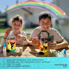 NUMI'SMILE - Kit de manualidades de linterna de unicornio y hada, frasco de luz nocturna, bricolaje, manualidades y artes para niñas de 3, 4, 5, 6, 7, 8-12 años, juguetes de unicornio y hada, regalo
