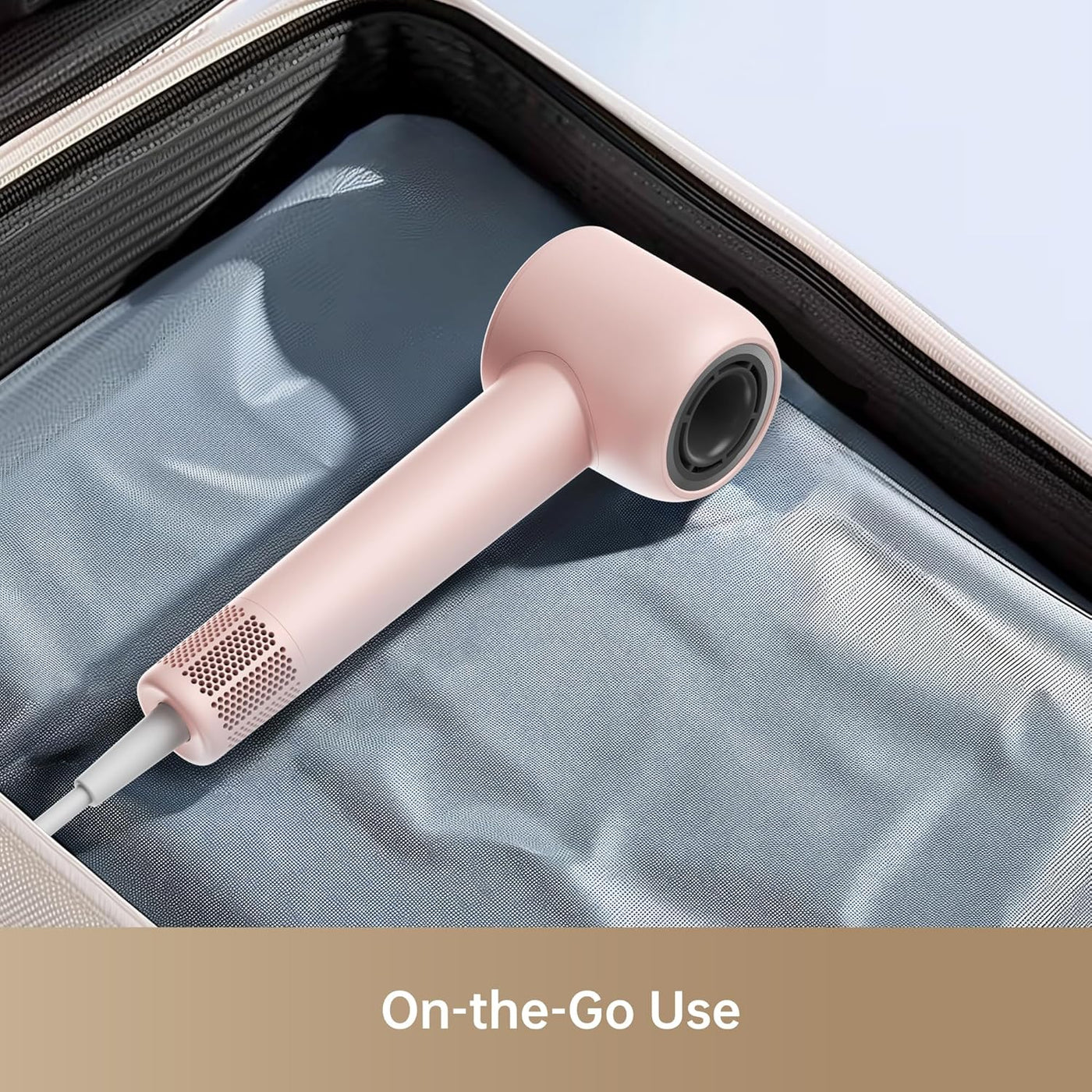 Dreame Secador de pelo Gleam para mujer, potente secado rápido, lig...
