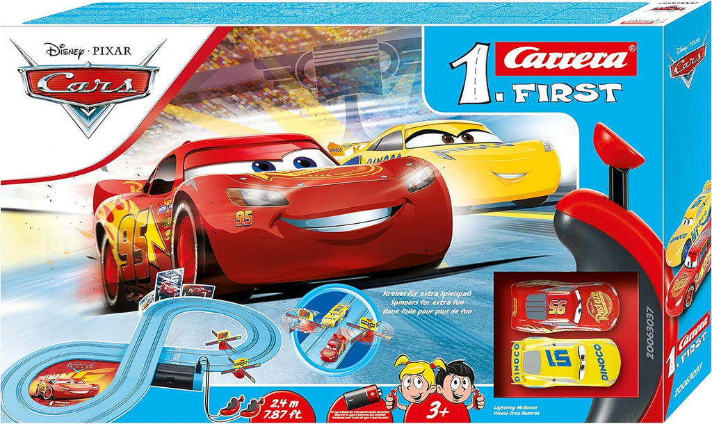 Carrera First Disney Cars Slot Car Race Track Set – Lightning McQueen