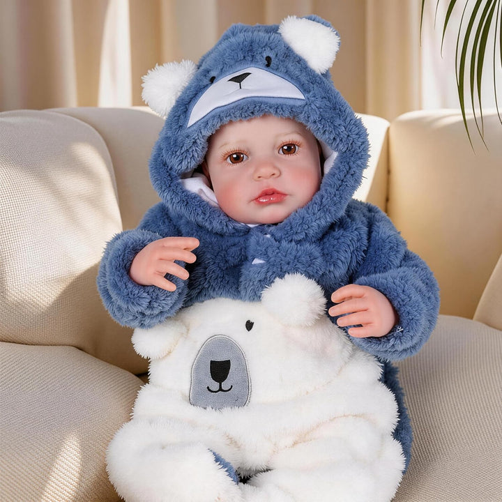 BABESIDE Reborn Baby Doll Boy - Muñeca realista de vinilo suave de...