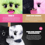 Fuggler Baby Baddies - Llaveros de felpa de 5 pulgadas (paquete de 6) por
