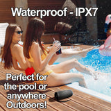 OontZ - Altavoz Bluetooth portátil cilíndrico 5.0 - IPX7 impermeabl...