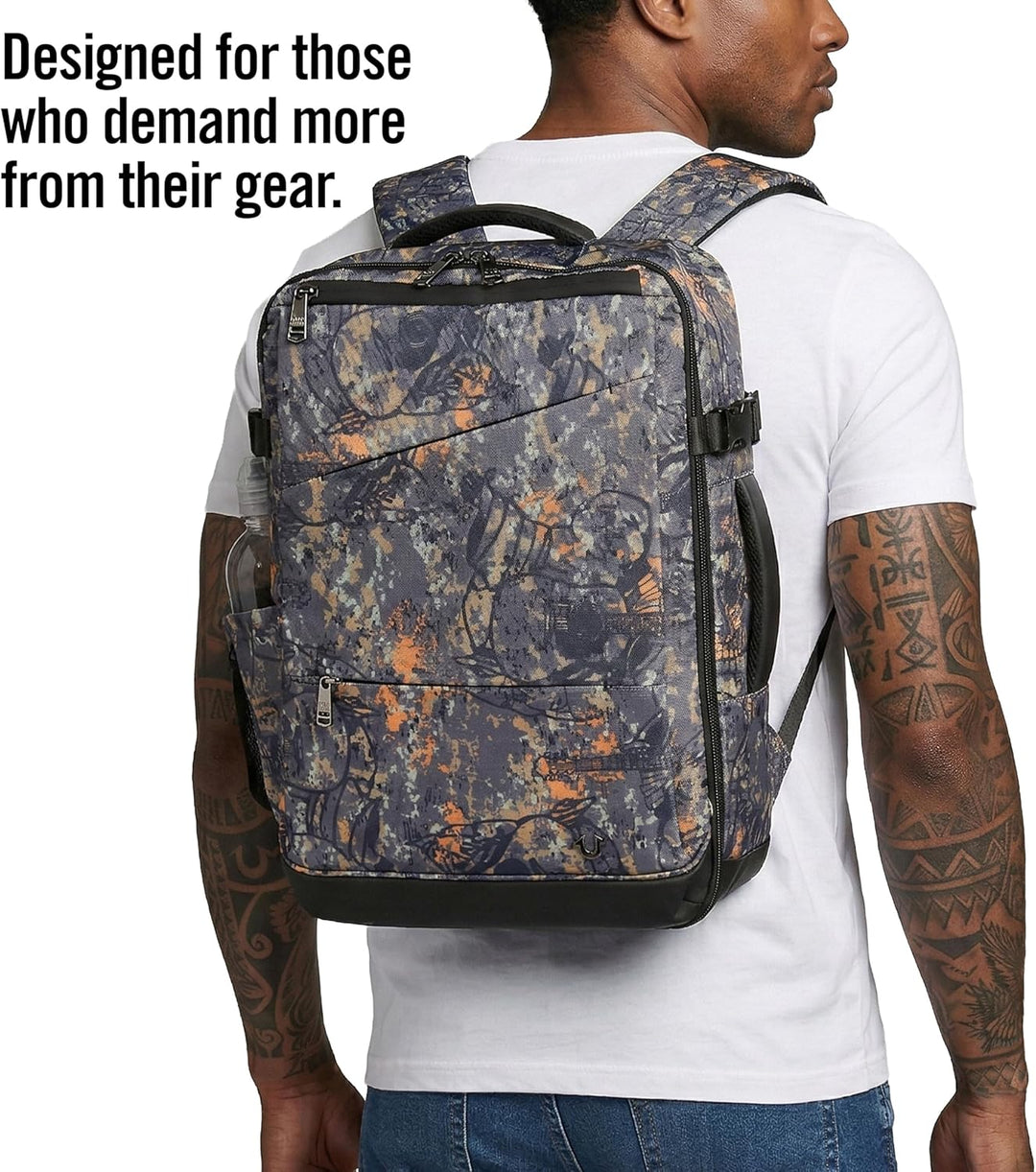 True Religion Mochila de viaje para hombres y mujeres, bolsa de equ...