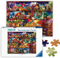 Ravensburger - Mundo de Libros - Rompecabezas de 2000 Piezas - Emocionante Visión de los Destinos Más Emocionantes del Mundo - Hermosas Imágenes - Enmarcable - Calidad Premium - Regalo Ideal