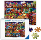 Ravensburger - Mundo de Libros - Rompecabezas de 2000 Piezas - Emocionante Visión de los Destinos Más Emocionantes del Mundo - Hermosas Imágenes - Enmarcable - Calidad Premium - Regalo Ideal
