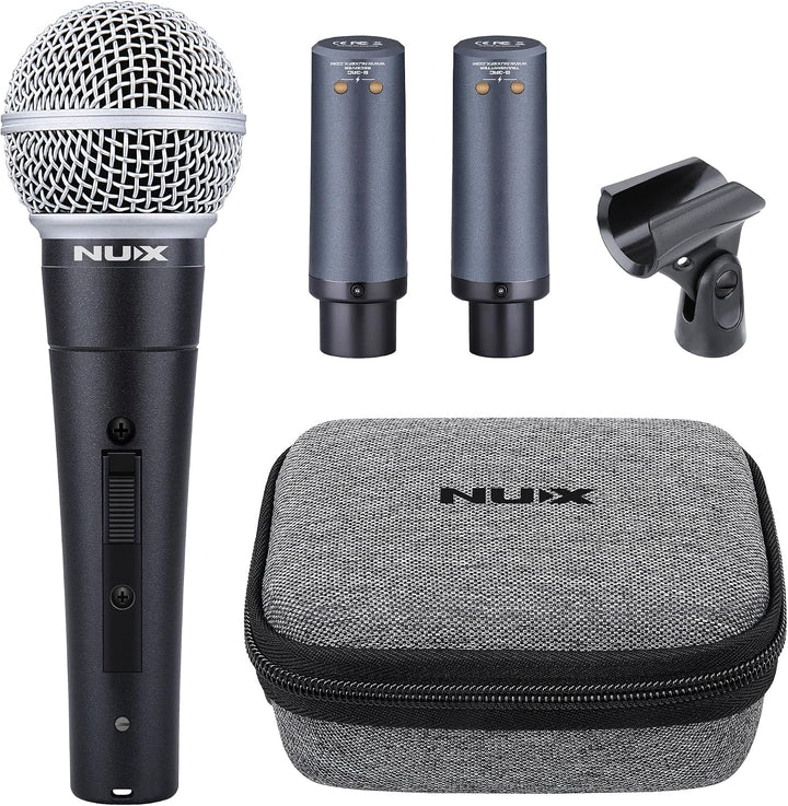 Sistema de Micrófono Inalámbrico NUX B-3RC 2.4GHz con Estuche de Ca...