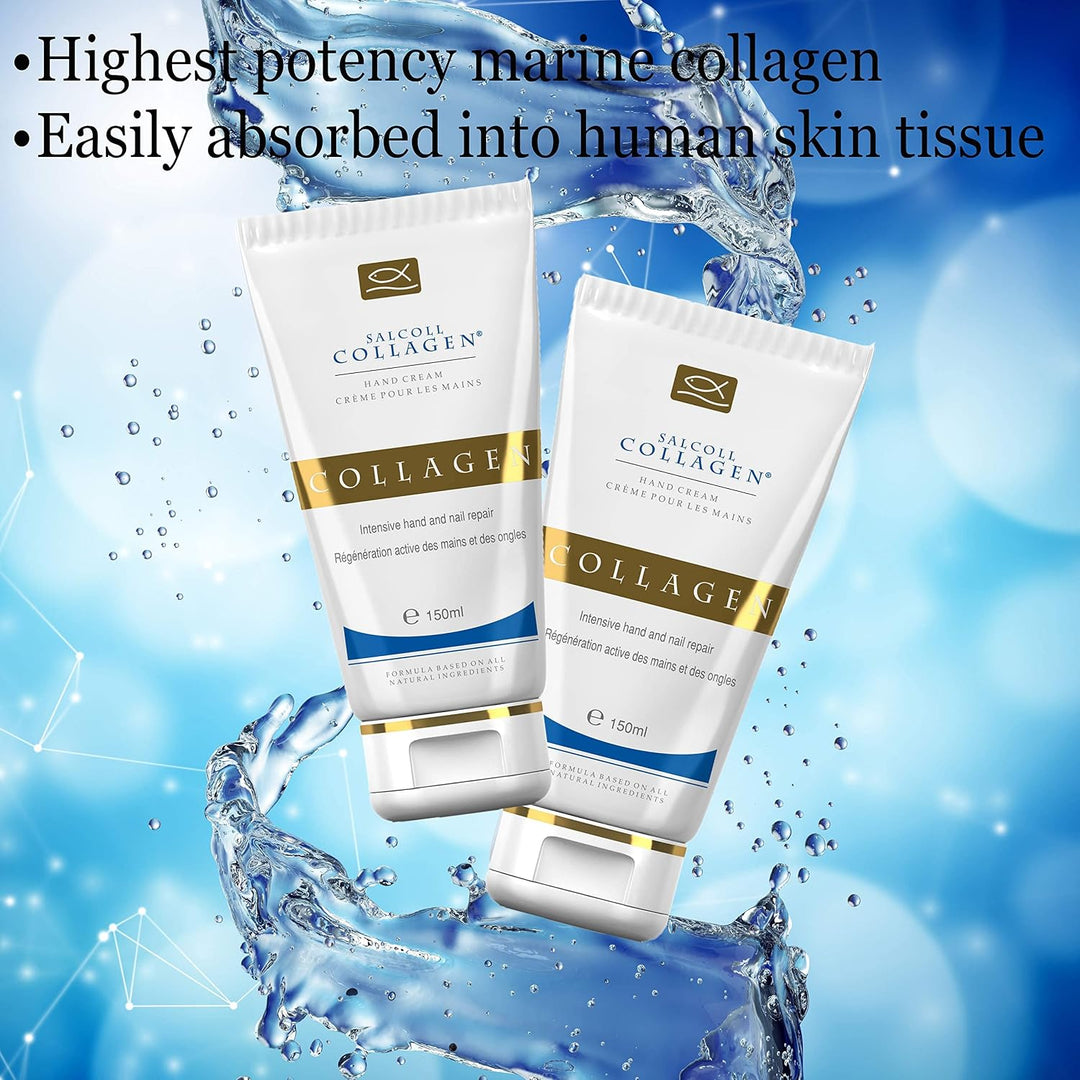 Salcoll Pure Bioactive Crema de manos reparadora de colágeno antien...