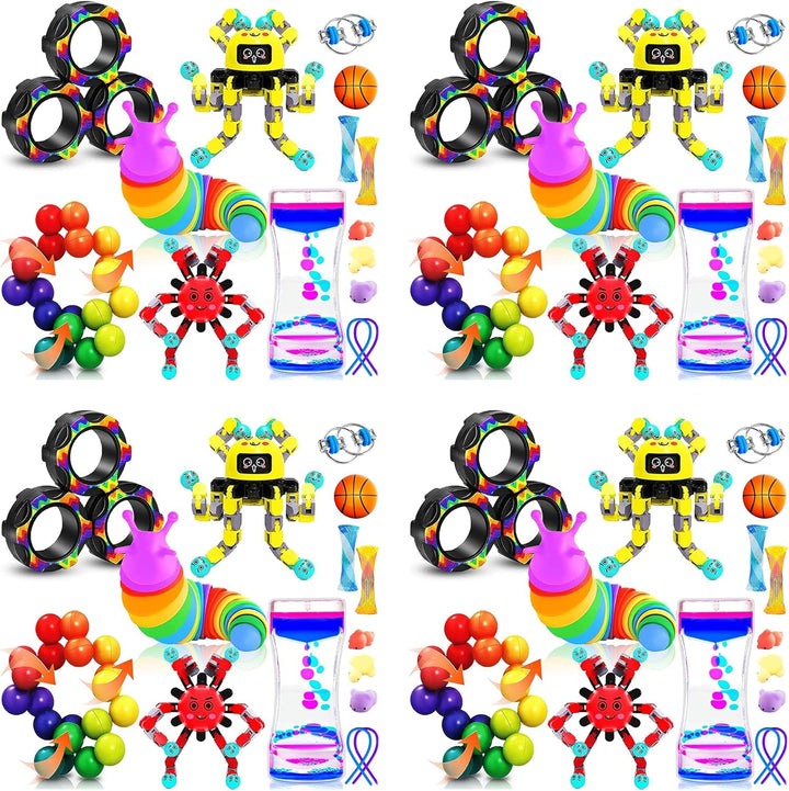 Paquete de 60 juguetes sensoriales para la ansiedad, para niños y a...