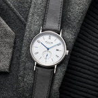 FEICE Relojes para hombre Bauhaus Design Reloj automático impermeable cristal de zafiro analógico relojes mecánicos para hombres mujeres unisex -FM201, Negro_d, Mecánico, reloj automático
