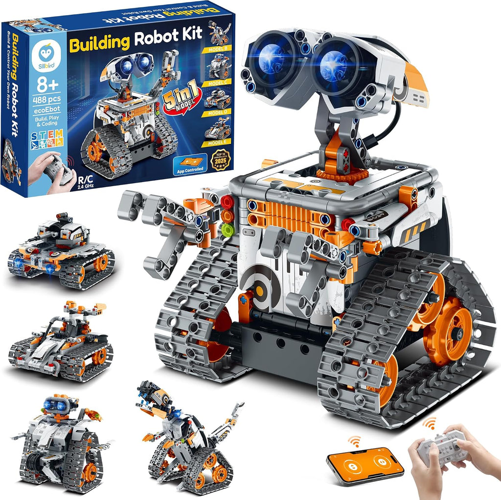 Sillbird Kit de construcción de robots con control remoto, regalos STEM