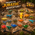 Kit de excavación de 24 huevos de dinosaurio con dinosaurios en el interior
